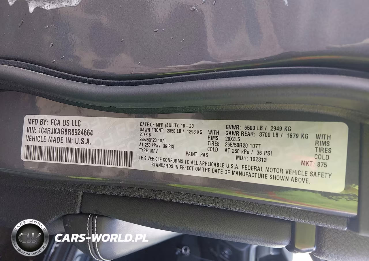 2024 Jeep Grand Cherokee L Altitude 4X4 VIN:1C4RJKAG8R8924664 - 9