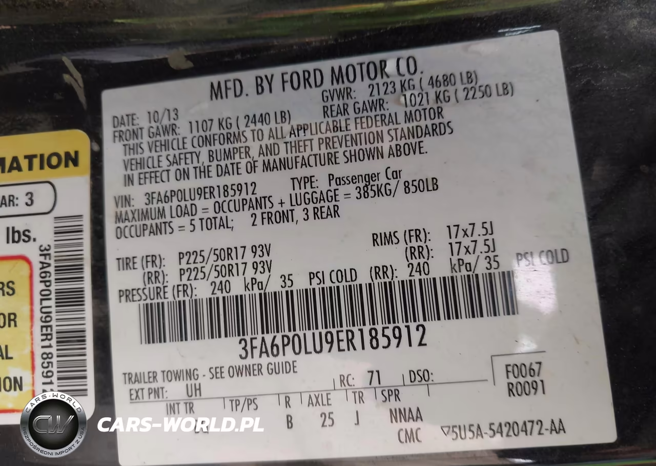 2014 Ford Fusion Hybrid Se VIN:3FA6P0LU9ER185912 - 9