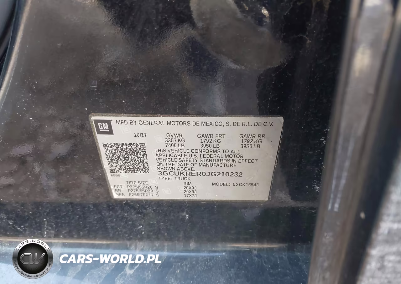 2018 Chevrolet Silverado 1500 1Lt VIN:3GCUKRER0JG210232 - 9