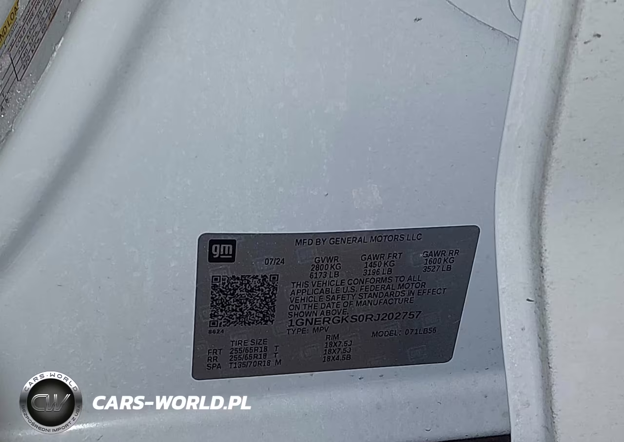 2024 Chevrolet Traverse Fwd Lt VIN:1GNERGKS0RJ202757 - 9