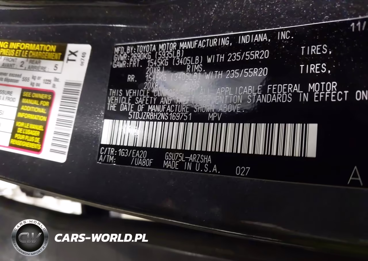 2022 Toyota Highlander Xse VIN:5TDJZRBH2NS169751 - 9