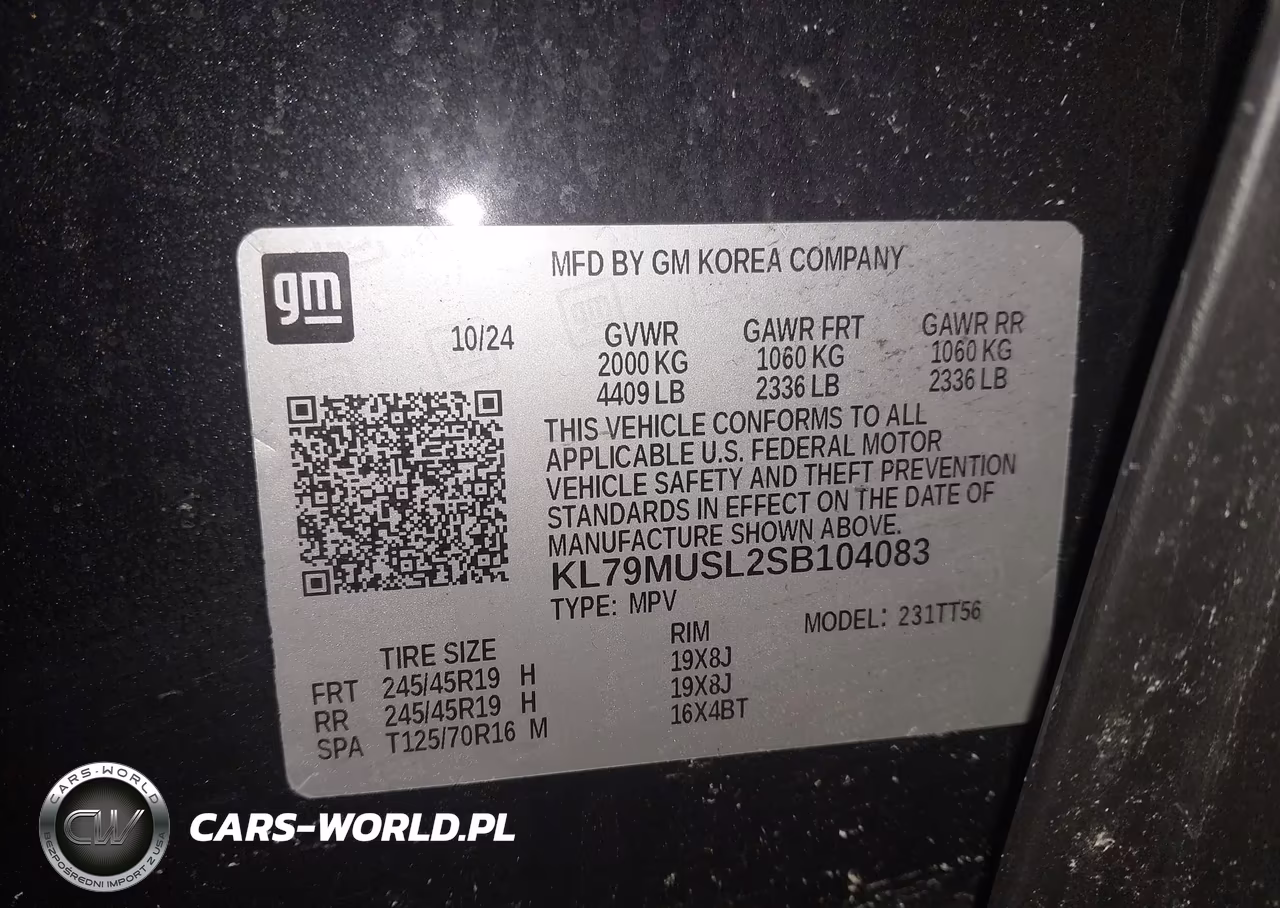 2025 Chevrolet Trailblazer Awd Rs VIN:KL79MUSL2SB104083 - 9