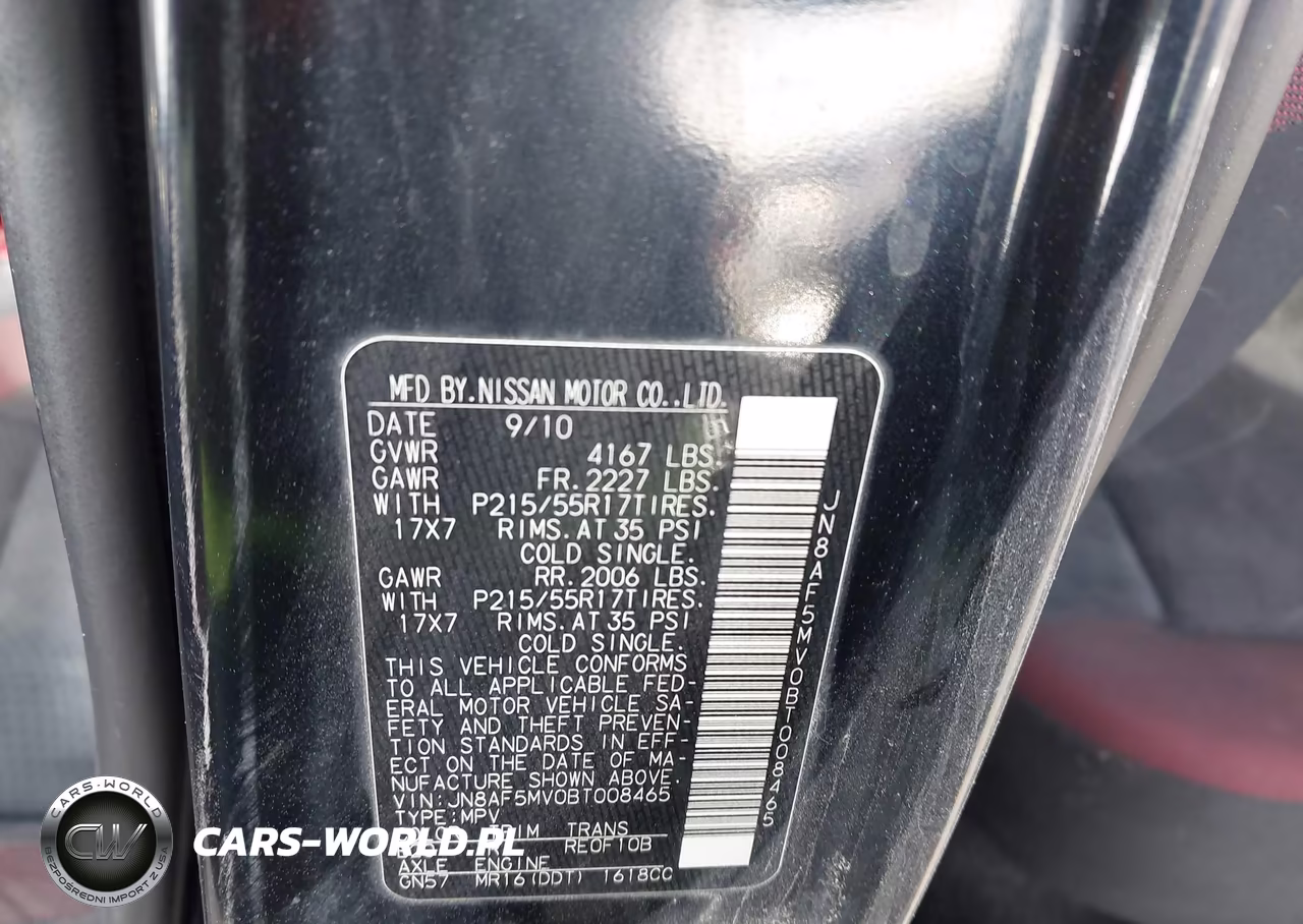 2011 Nissan Juke Sv VIN:JN8AF5MV0BT008465 - 9
