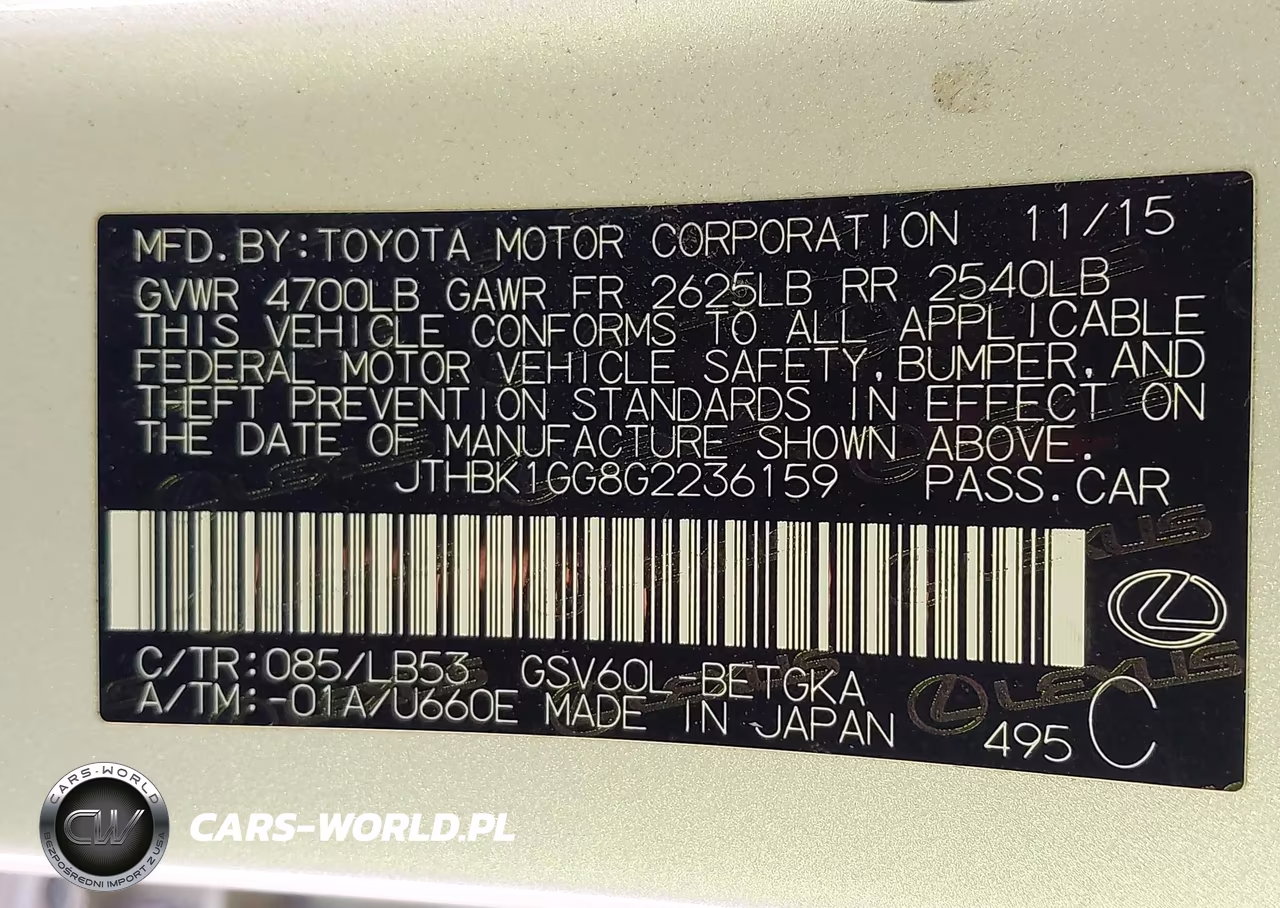 2016 Lexus Es 350 VIN:JTHBK1GG8G2236159 - 18