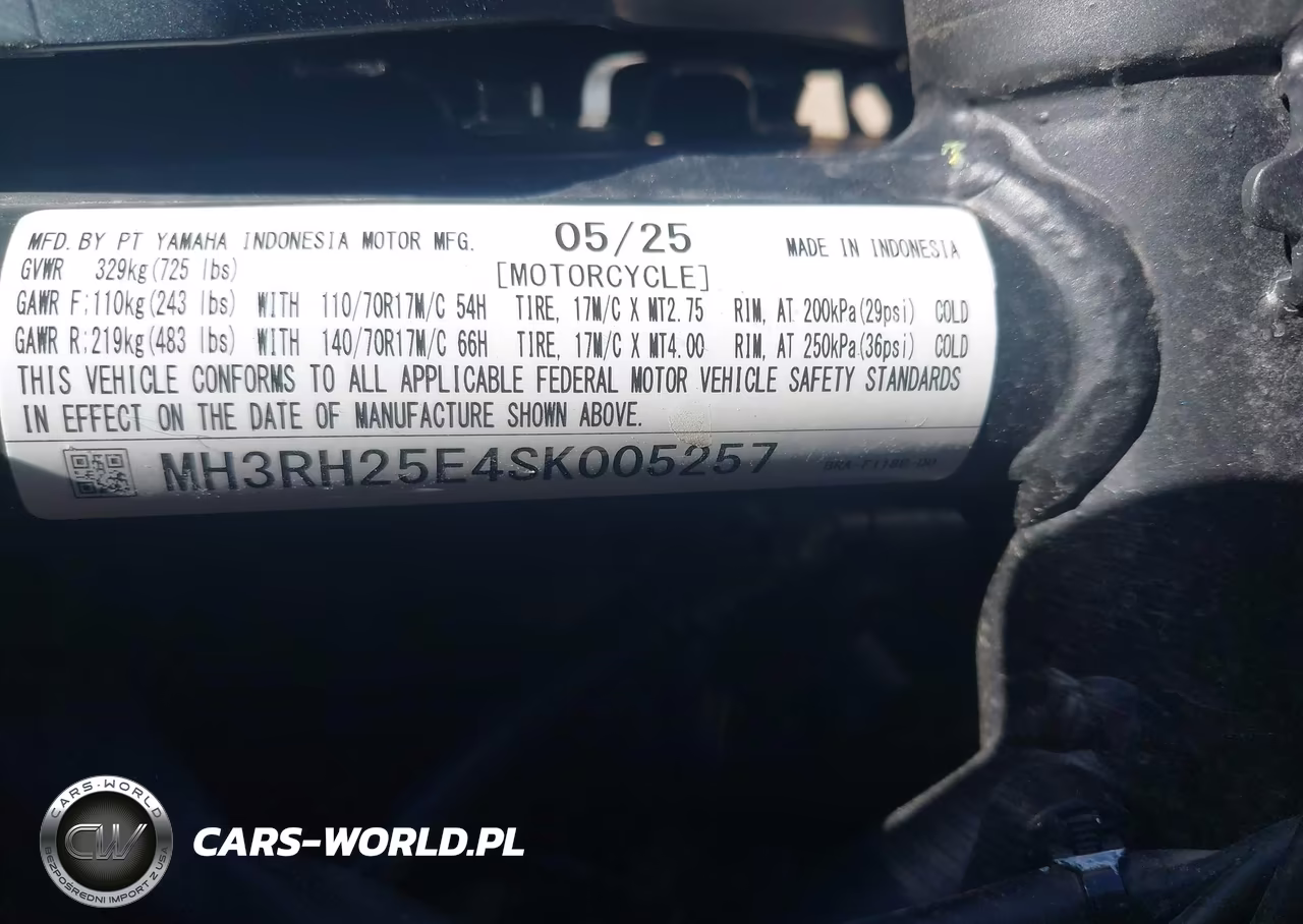 2025 Yamaha Yfz320 A VIN:MH3RH25E4SK005257 - 10