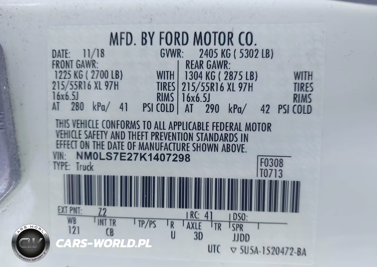 2019 Ford Transit Connect Xl VIN:NM0LS7E27K1407298 - 9