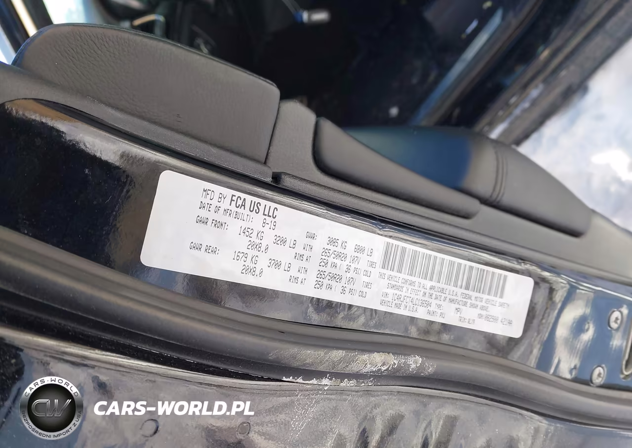 2020 Jeep Grand Cherokee High Altitude 4X4 VIN:1C4RJFCT4LC136504 - 9