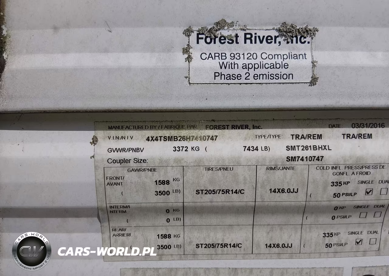2017 Forest River Salem Cruise Lite 261 Bhxl VIN:4X4TSMB26H7410747 - 9