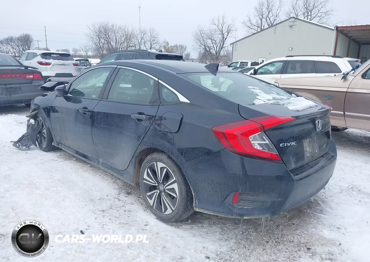 2018 Honda Civic Ex-L VIN:JHMFC1F76JX021342 - 3