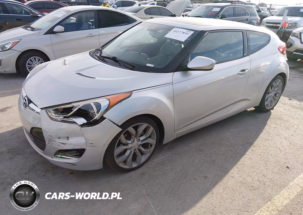 2012 Hyundai Veloster Base W-Gray VIN:KMHTC6AD3CU069637 - 2