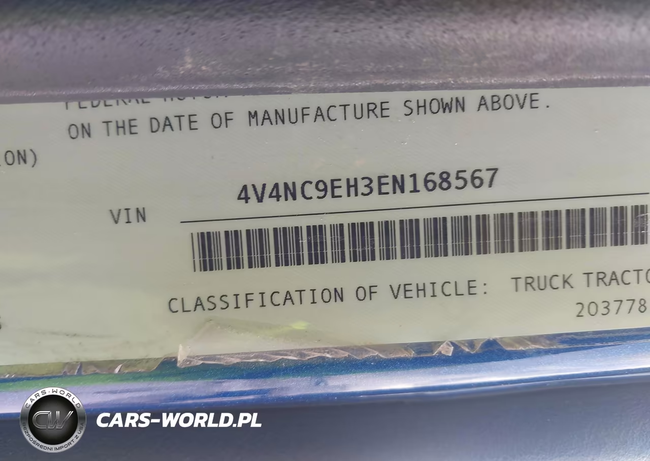 2014 Volvo Vn Vnl VIN:4V4NC9EH3EN168567 - 8