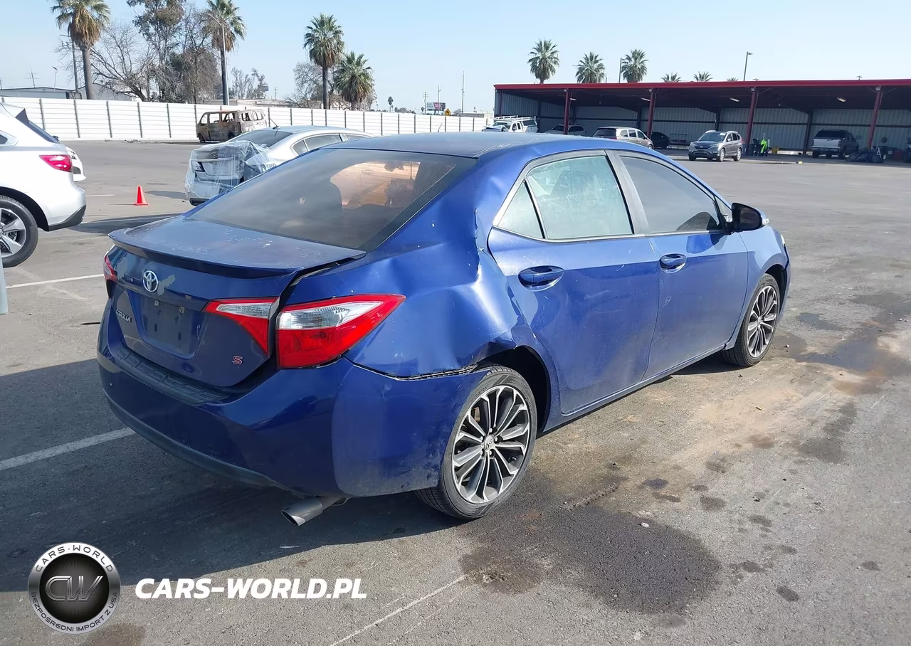 2014 Toyota Corolla S Plus VIN:5YFBURHE4EP043318 - 4