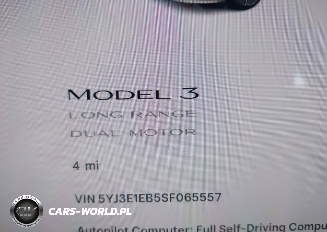 2025 Tesla Model 3 Long Range All-Wheel Drive VIN:5YJ3E1EB5SF065557 - 15