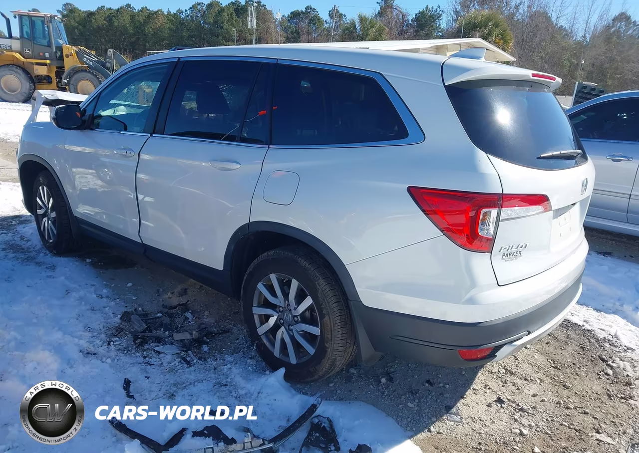 2021 Honda Pilot 2Wd Ex-L VIN:5FNYF5H50MB045509 - 3