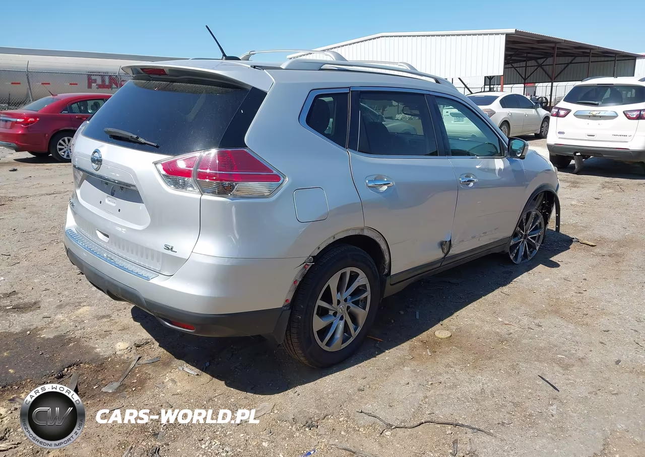 2015 Nissan Rogue Sl VIN:5N1AT2MT2FC906701 - 4