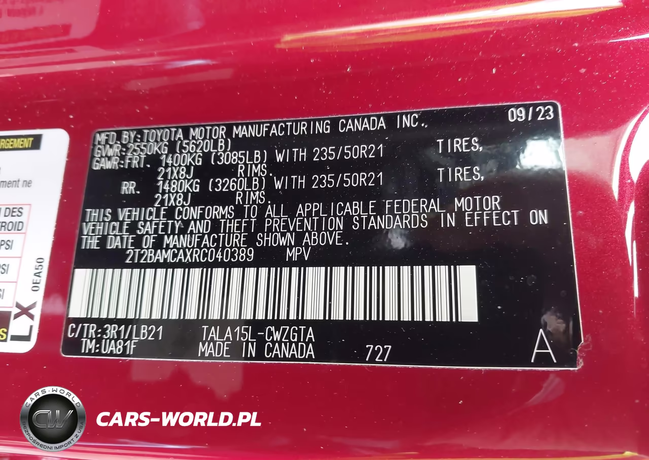 2024 Lexus Rx 350 Premium Plus VIN:2T2BAMCAXRC040389 - 9
