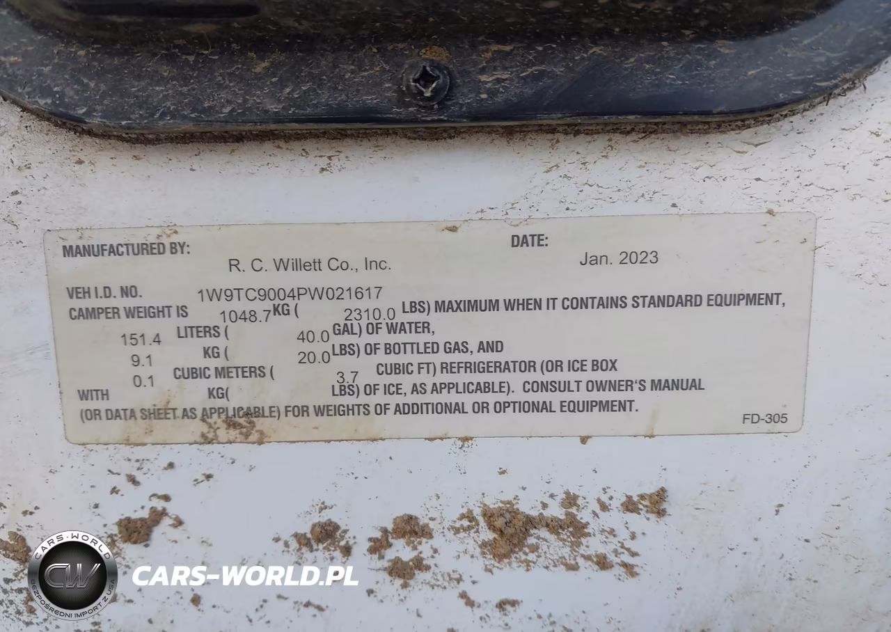 2023 R C Willett Co Inc Northstar Laredo Sc VIN:1W9TC9004PW021617 - 9
