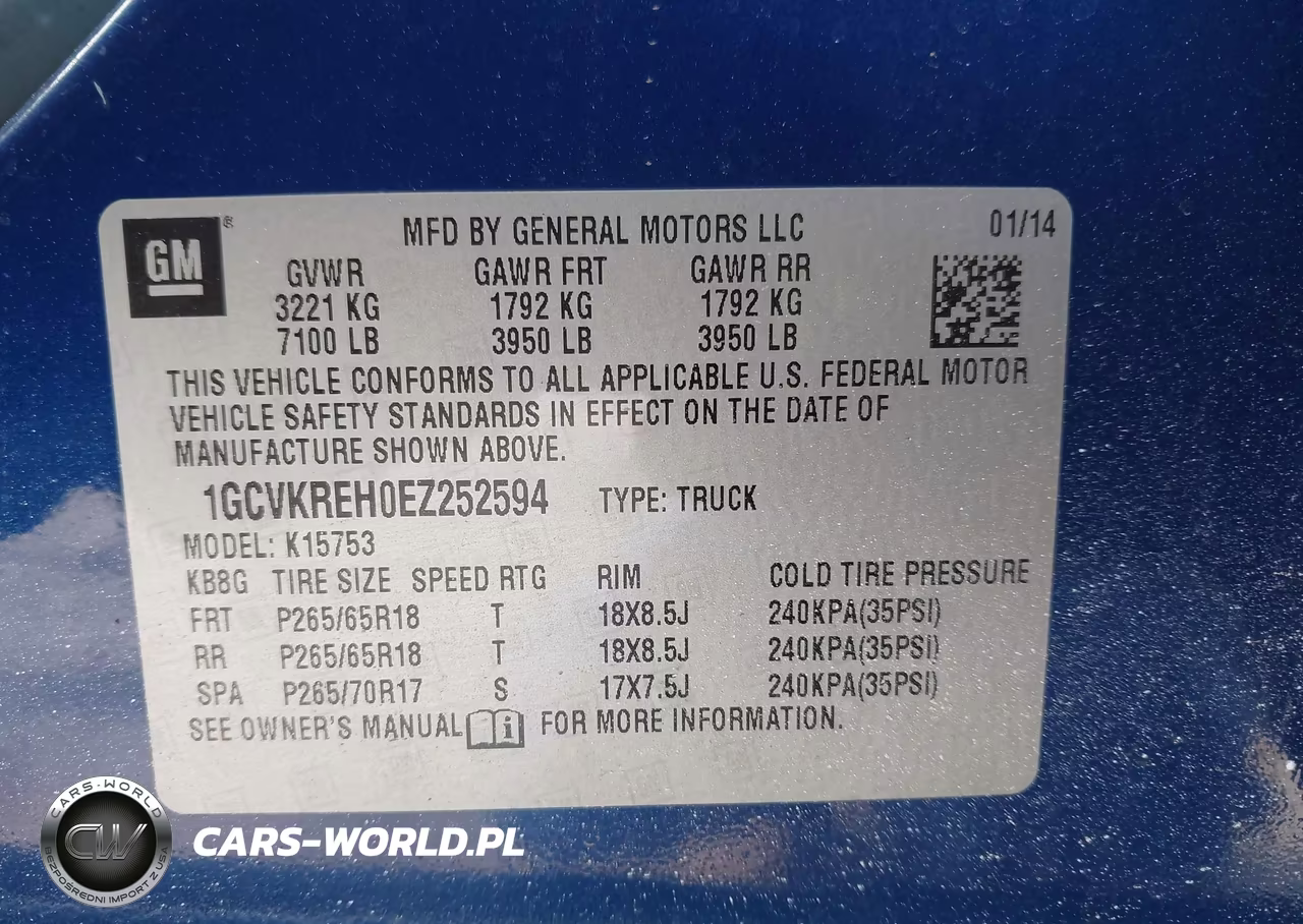 2014 Chevrolet Silverado 1500 1Lt VIN:1GCVKREH0EZ252594 - 9