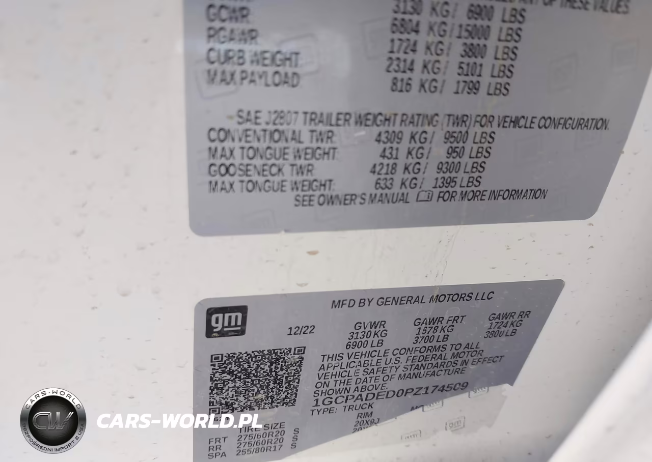 2023 Chevrolet Silverado 1500 2Wd Short Bed Rst VIN:1GCPADED0PZ174509 - 9