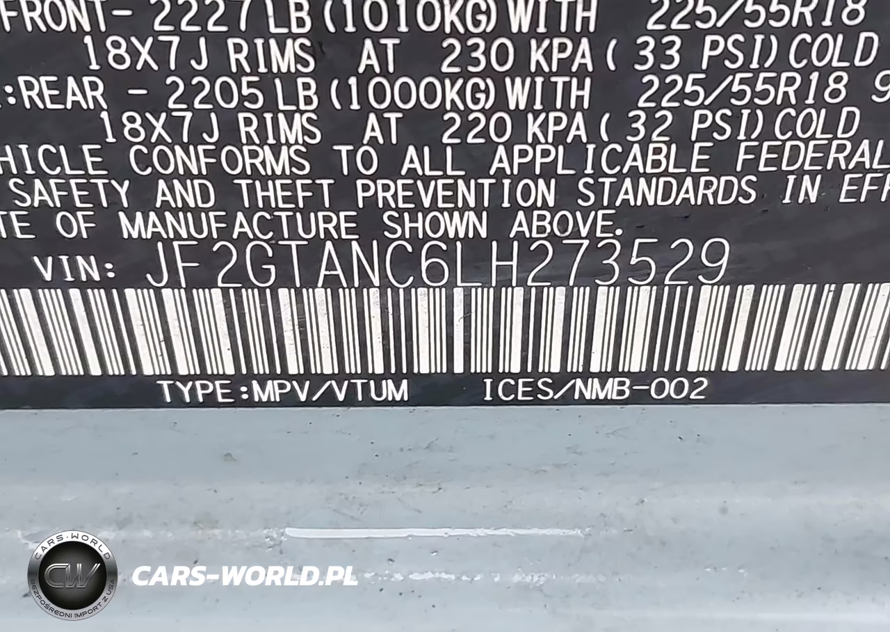 2020 Subaru Crosstrek Limited VIN:JF2GTANC6LH273529 - 9