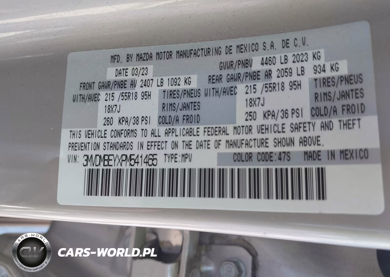 2023 Mazda Cx-30 2.5 Turbo Premium Plus VIN:3MVDMBEYXPM541465 - 9