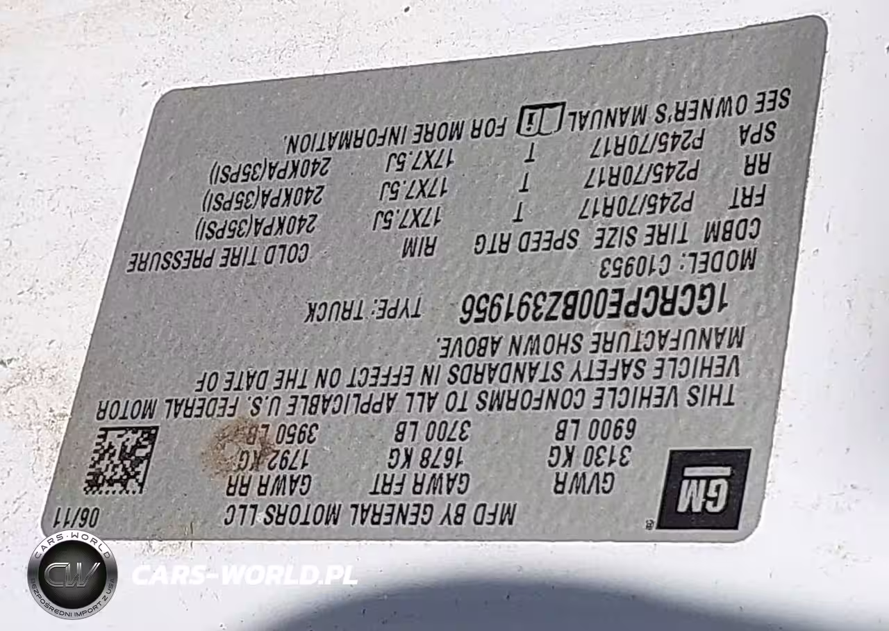 2011 Chevrolet Silverado 1500 Work Truck VIN:1GCRCPE00BZ391956 - 9