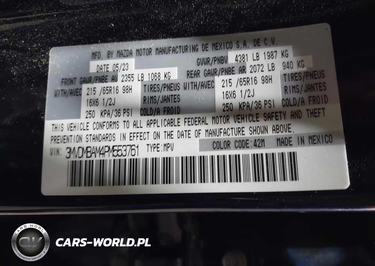 2023 Mazda Cx-30 2.5 S VIN:3MVDMBAM4PM553761 - 9