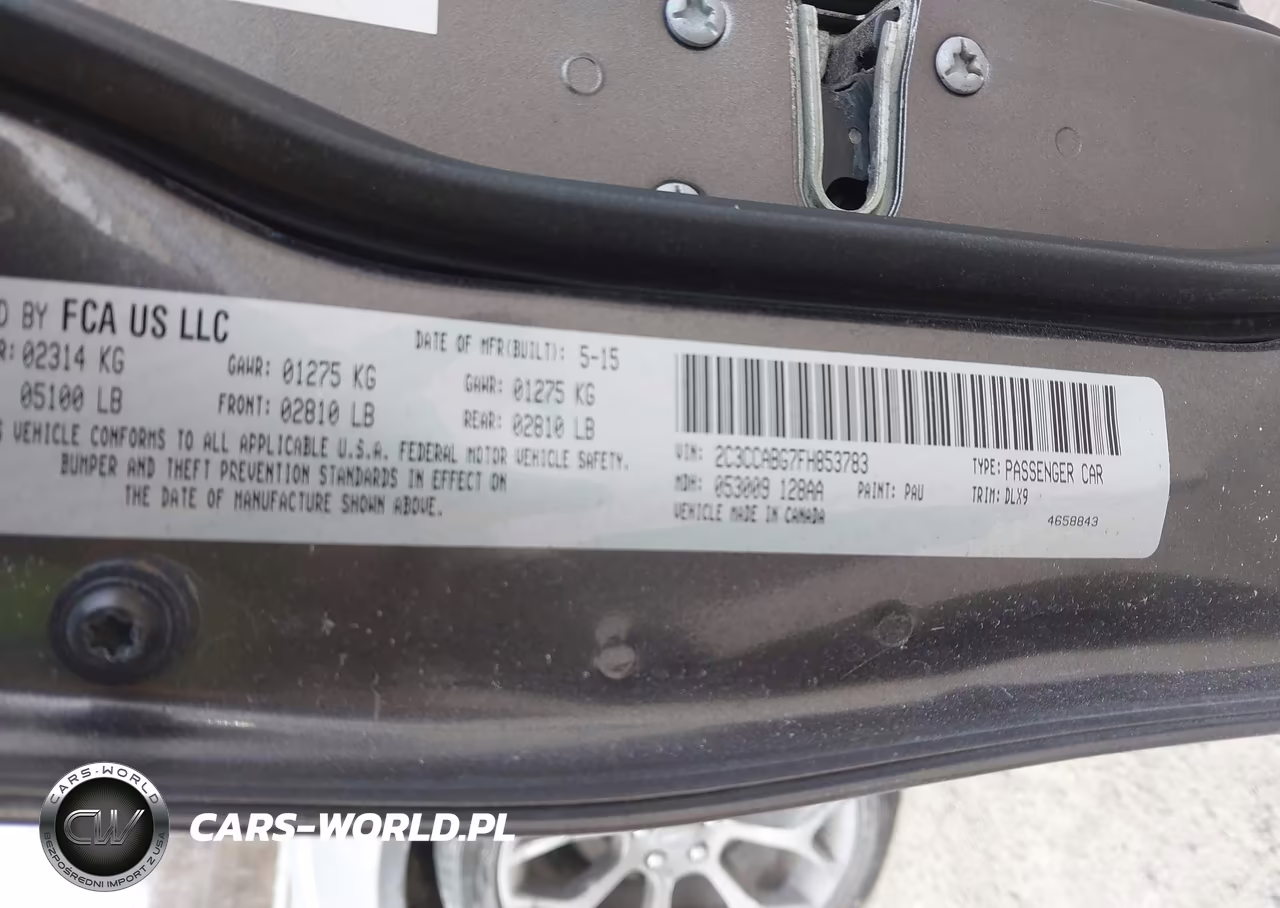2015 Chrysler 300 300S VIN:2C3CCABG7FH853783 - 9