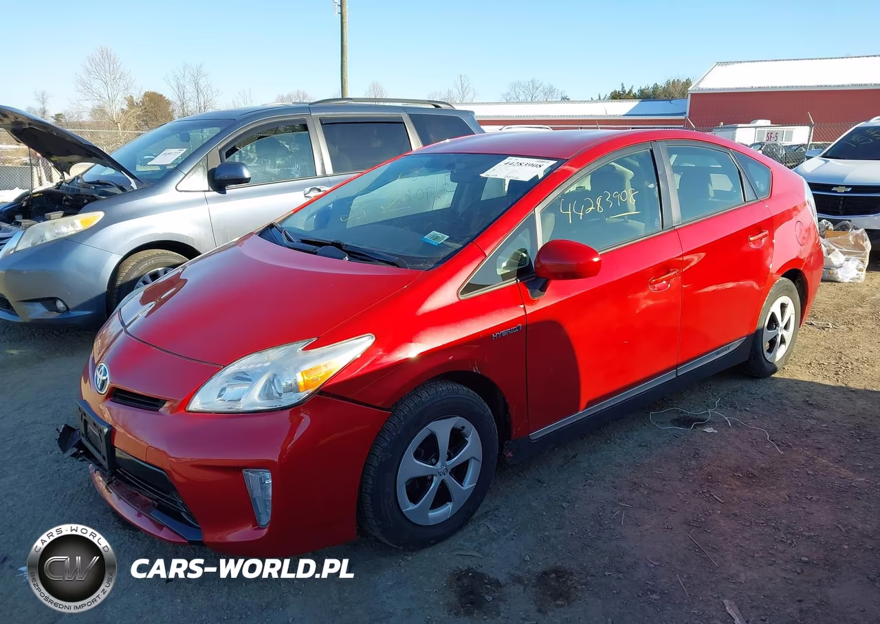 2013 Toyota Prius Two VIN:JTDKN3DU5D0349833 - 2