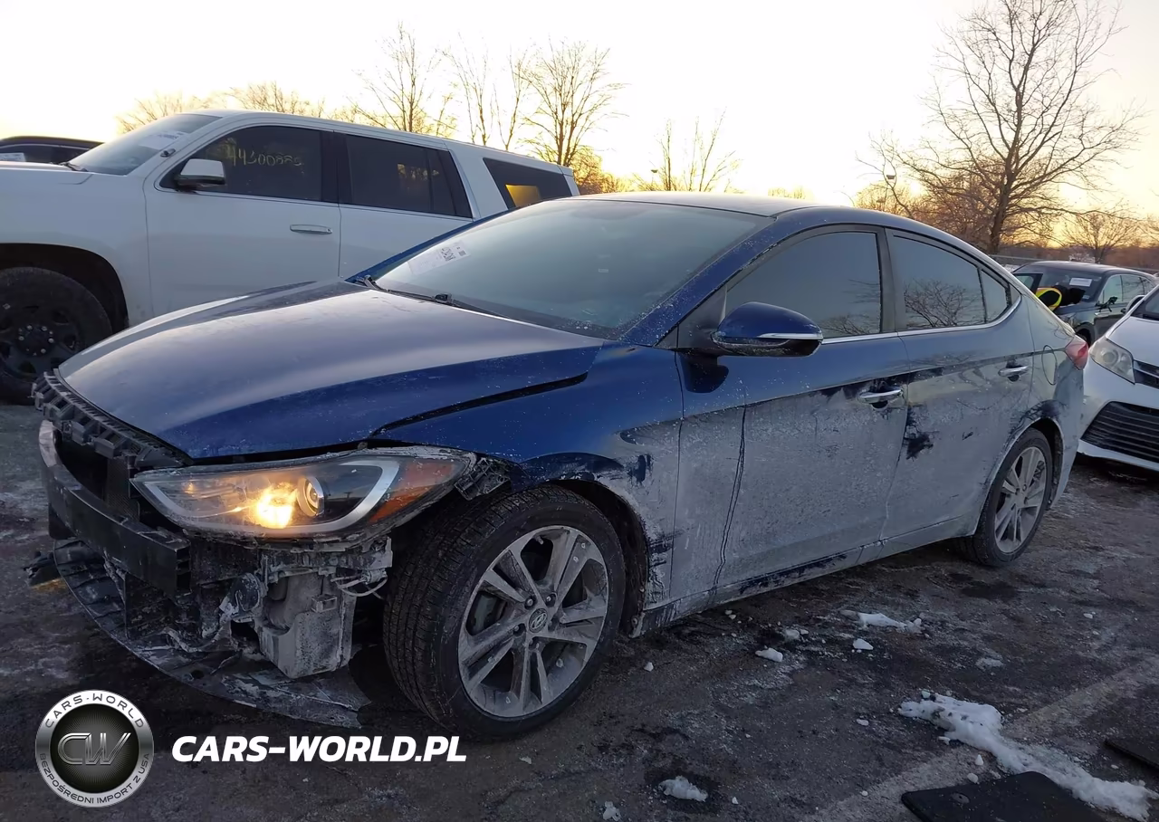 2017 Hyundai Elantra Limited VIN:5NPD84LF8HH023106 - 2