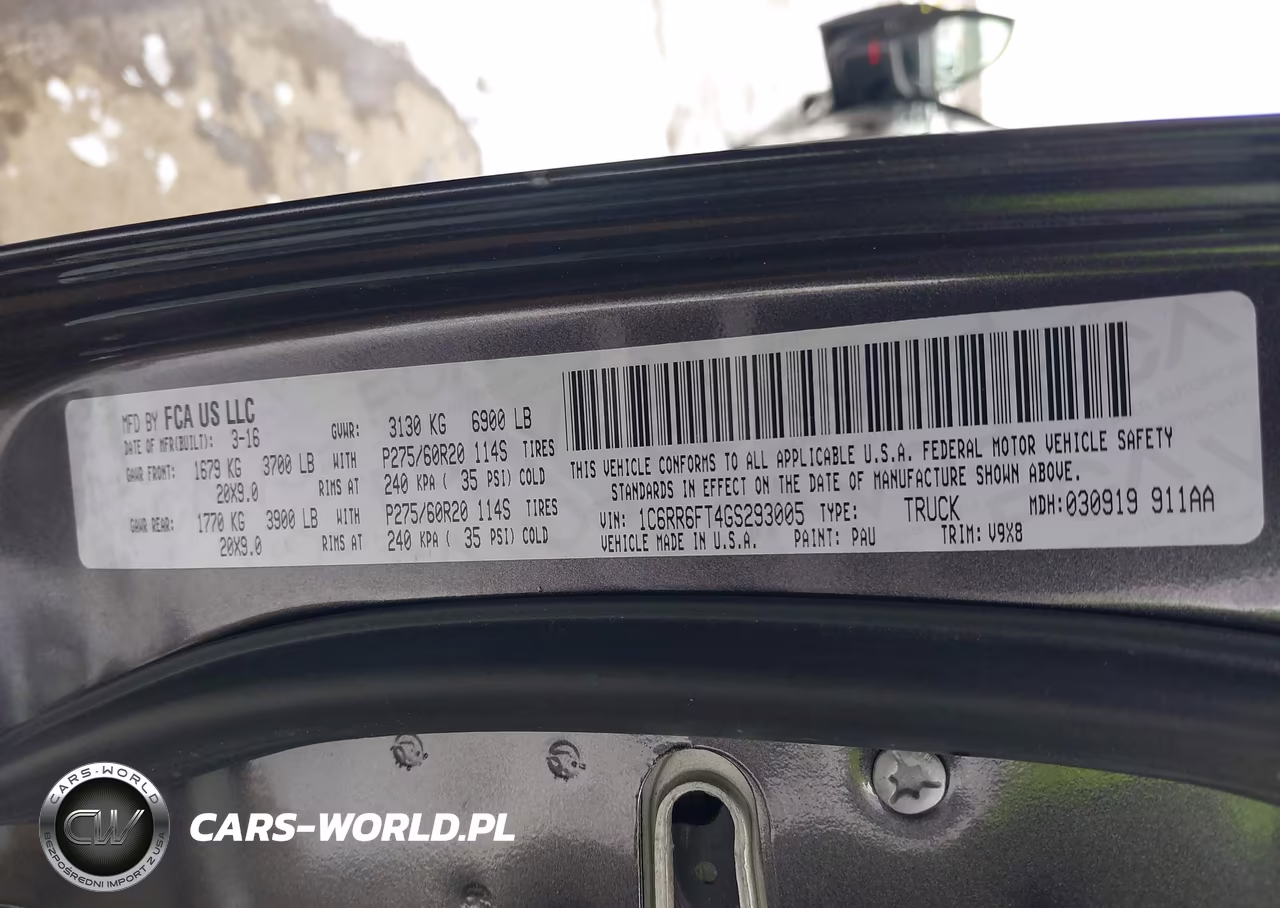 2016 Ram 1500 Express VIN:1C6RR6FT4GS293005 - 9