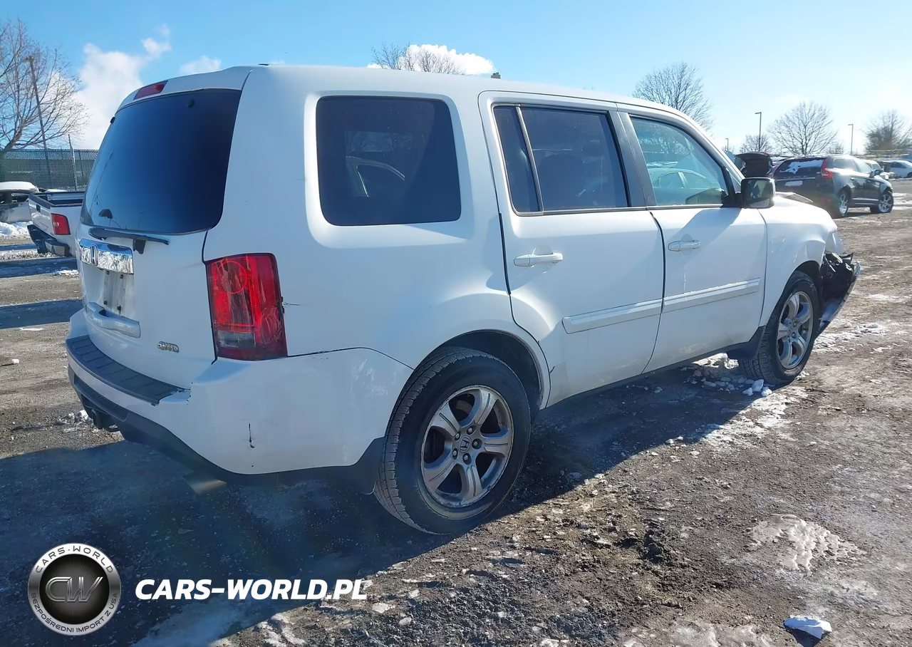 2012 Honda Pilot Ex-L VIN:5FNYF4H58CB057237 - 4
