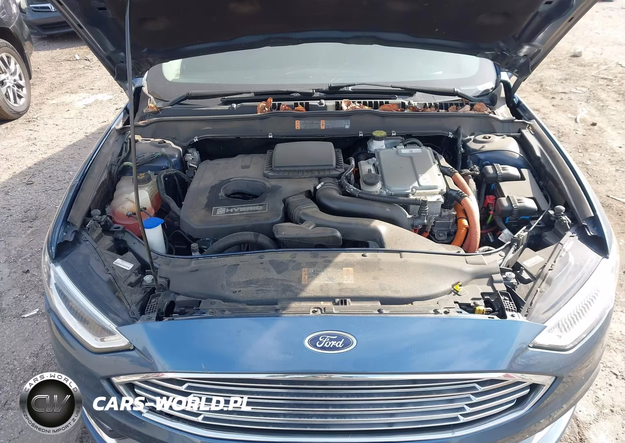2018 Ford Fusion Hybrid Titanium VIN:3FA6P0RU9JR192442 - 10