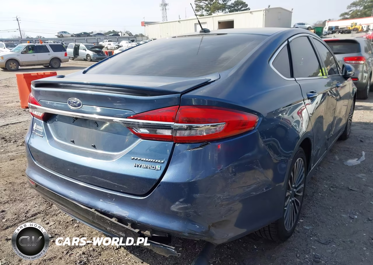 2018 Ford Fusion Hybrid Titanium VIN:3FA6P0RU9JR192442 - 6