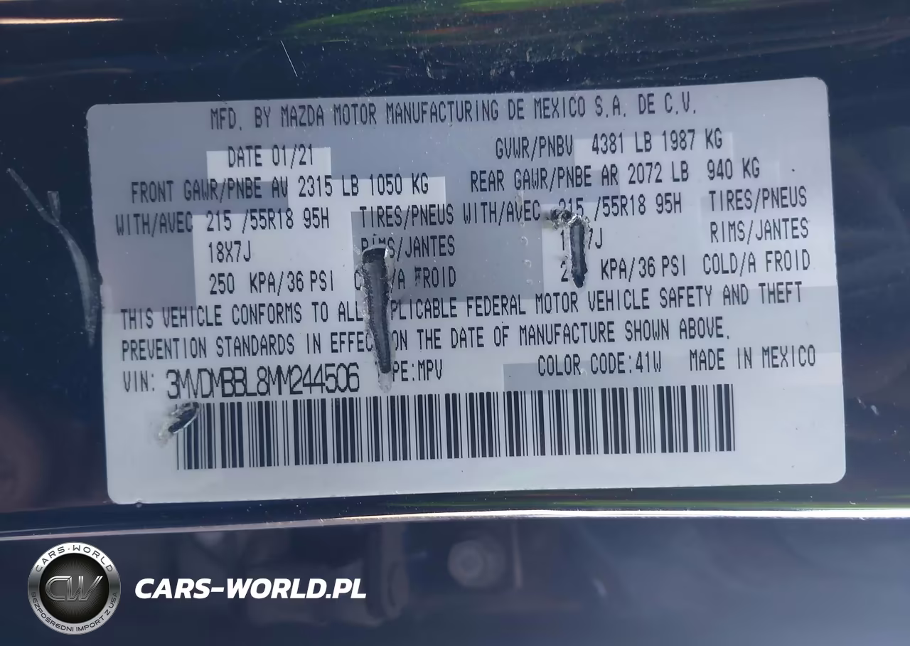 2021 Mazda Cx-30 Select VIN:3MVDMBBL8MM244506 - 9