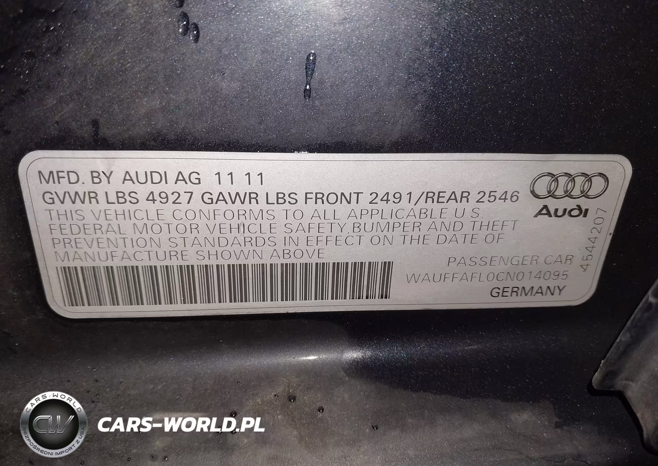 2012 Audi A4 2.0T Premium VIN:WAUFFAFL0CN014095 - 9