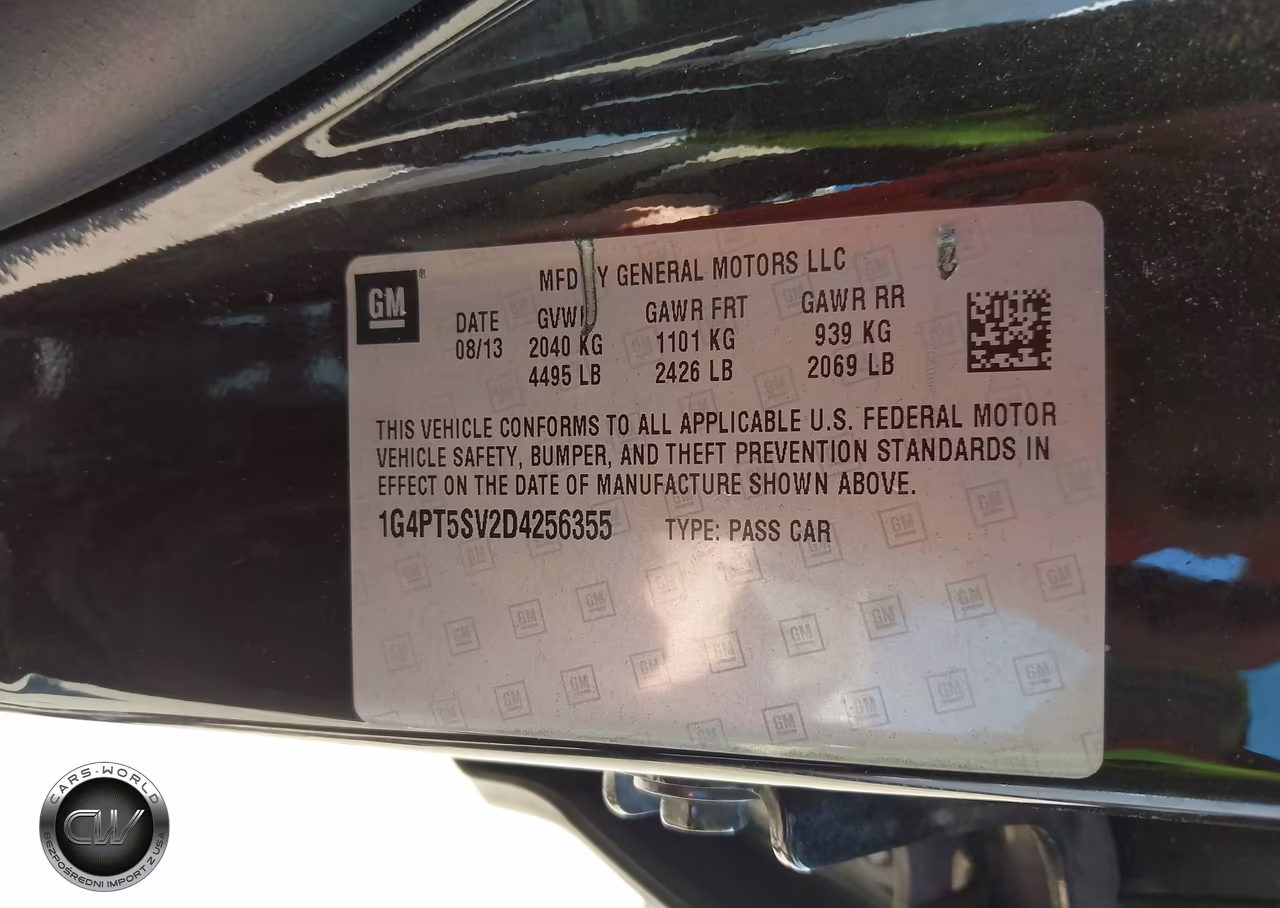 2013 Buick Verano Premium Group VIN:1G4PT5SV2D4256355 - 9
