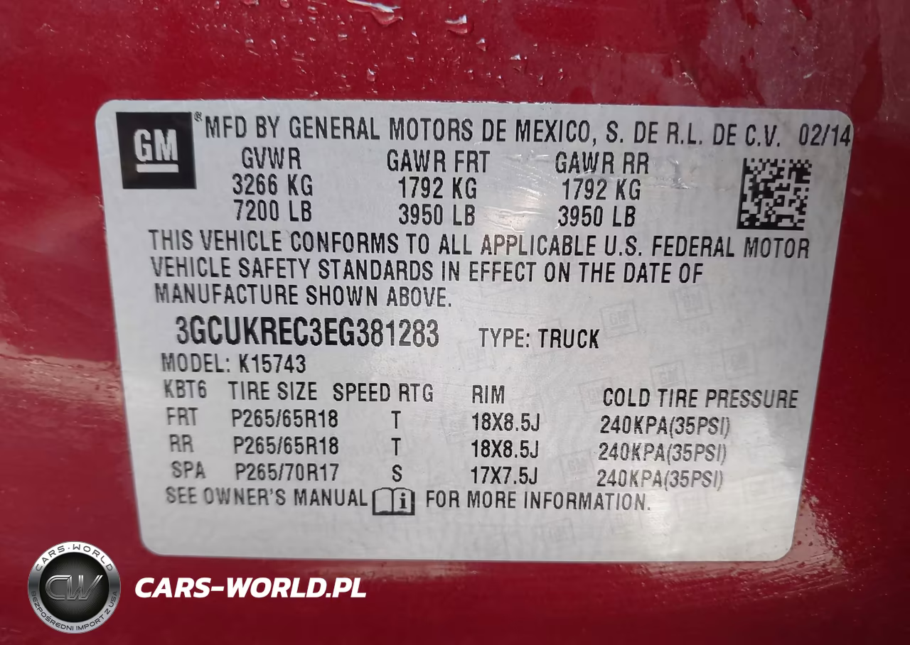 2014 Chevrolet Silverado 1500 1Lt VIN:3GCUKREC3EG381283 - 9