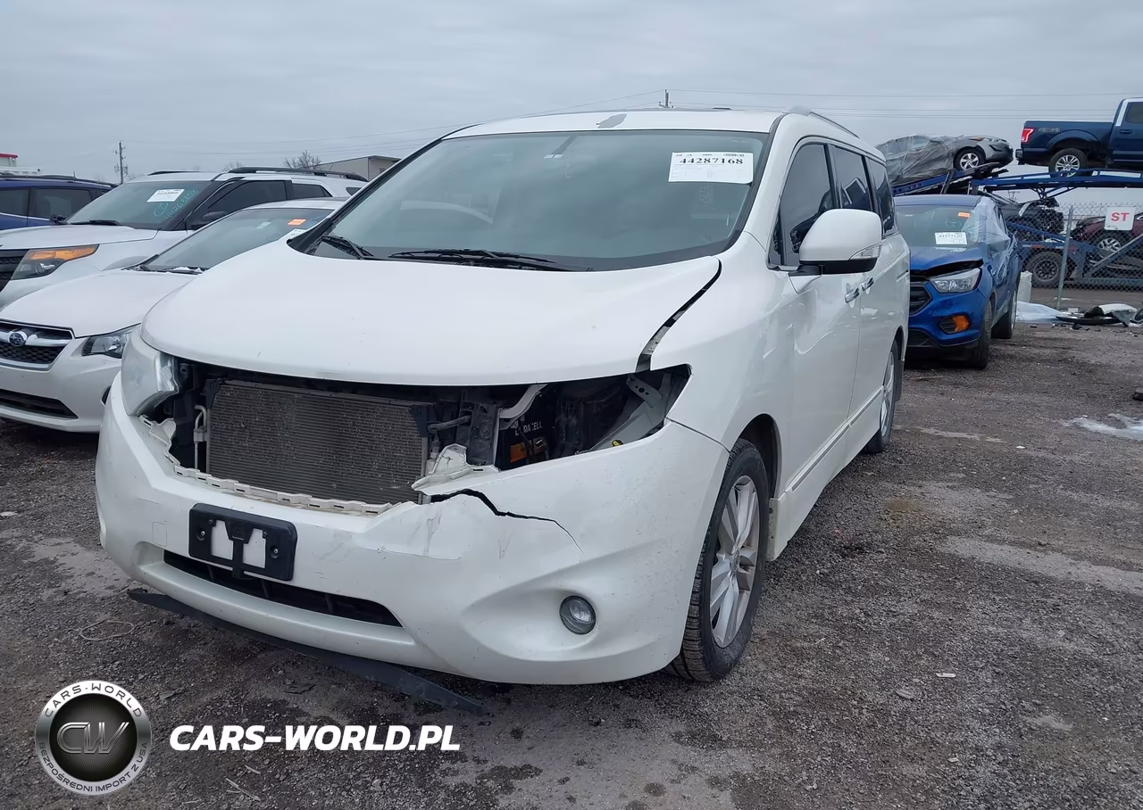 2013 Nissan Quest Sl VIN:JN8AE2KP7D9063355 - 2