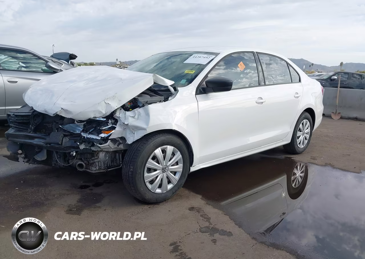 2012 Volkswagen Jetta 2.0L S VIN:3VW2K7AJ1CM308179 - 2
