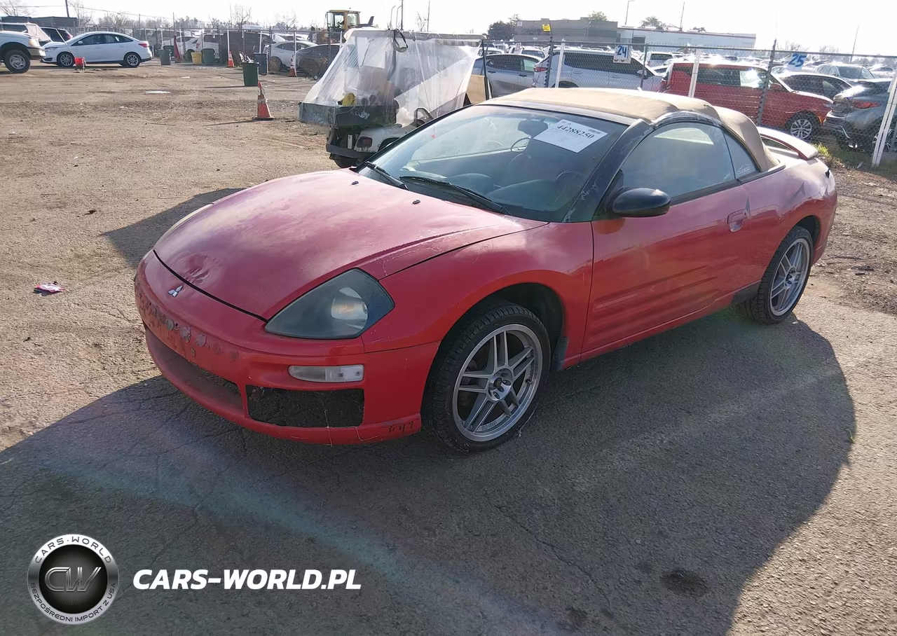 2002 Mitsubishi Eclipse Spyder Gs VIN:4A3AE45G42E061454 - 2