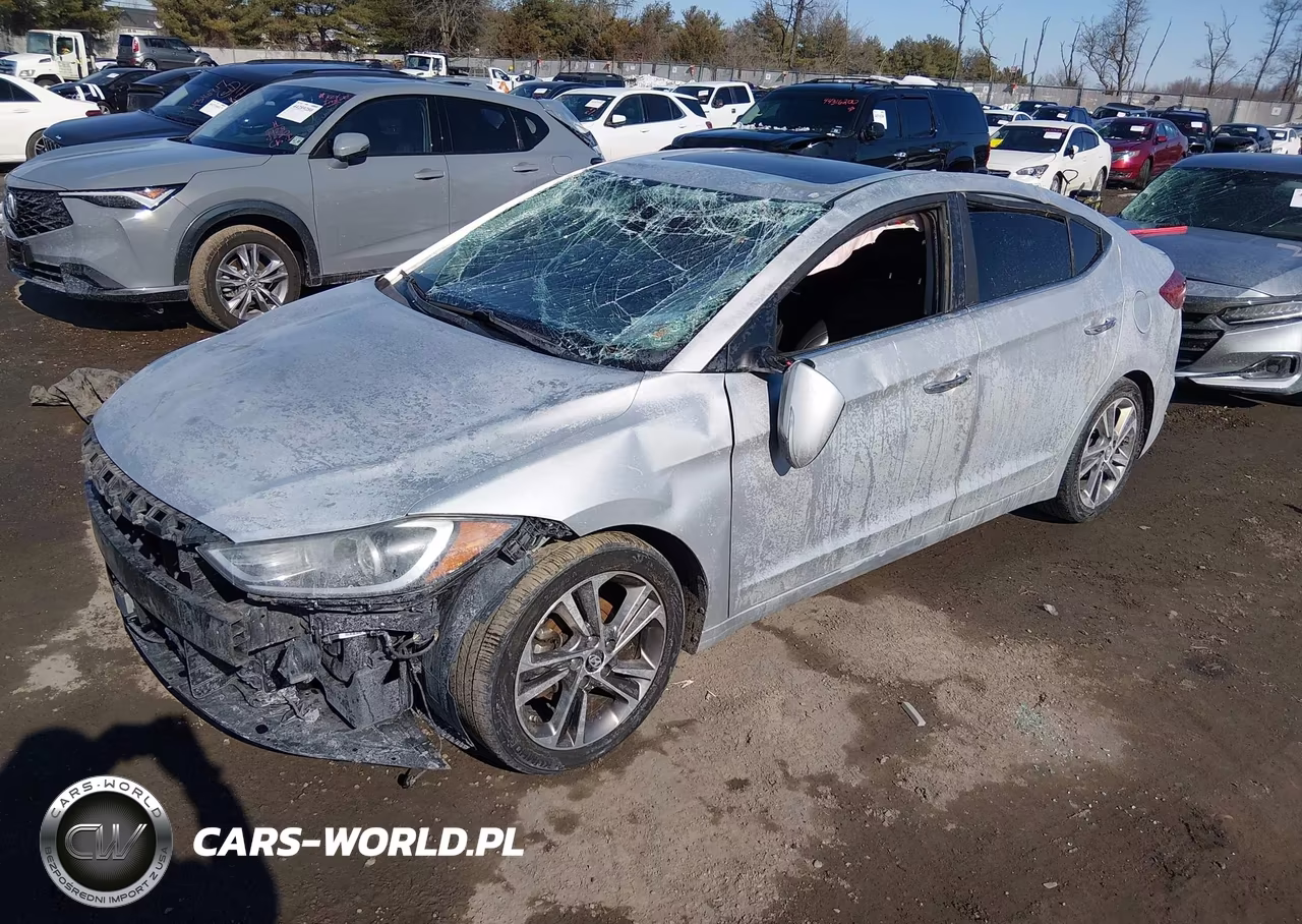 2017 Hyundai Elantra Limited VIN:5NPD84LFXHH003438 - 2