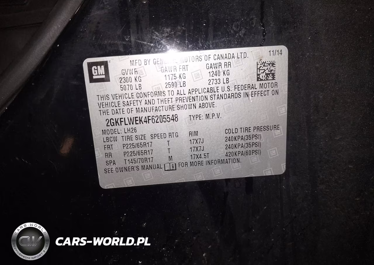 2015 GMC Terrain Sle-2 VIN:2GKFLWEK4F6205548 - 9