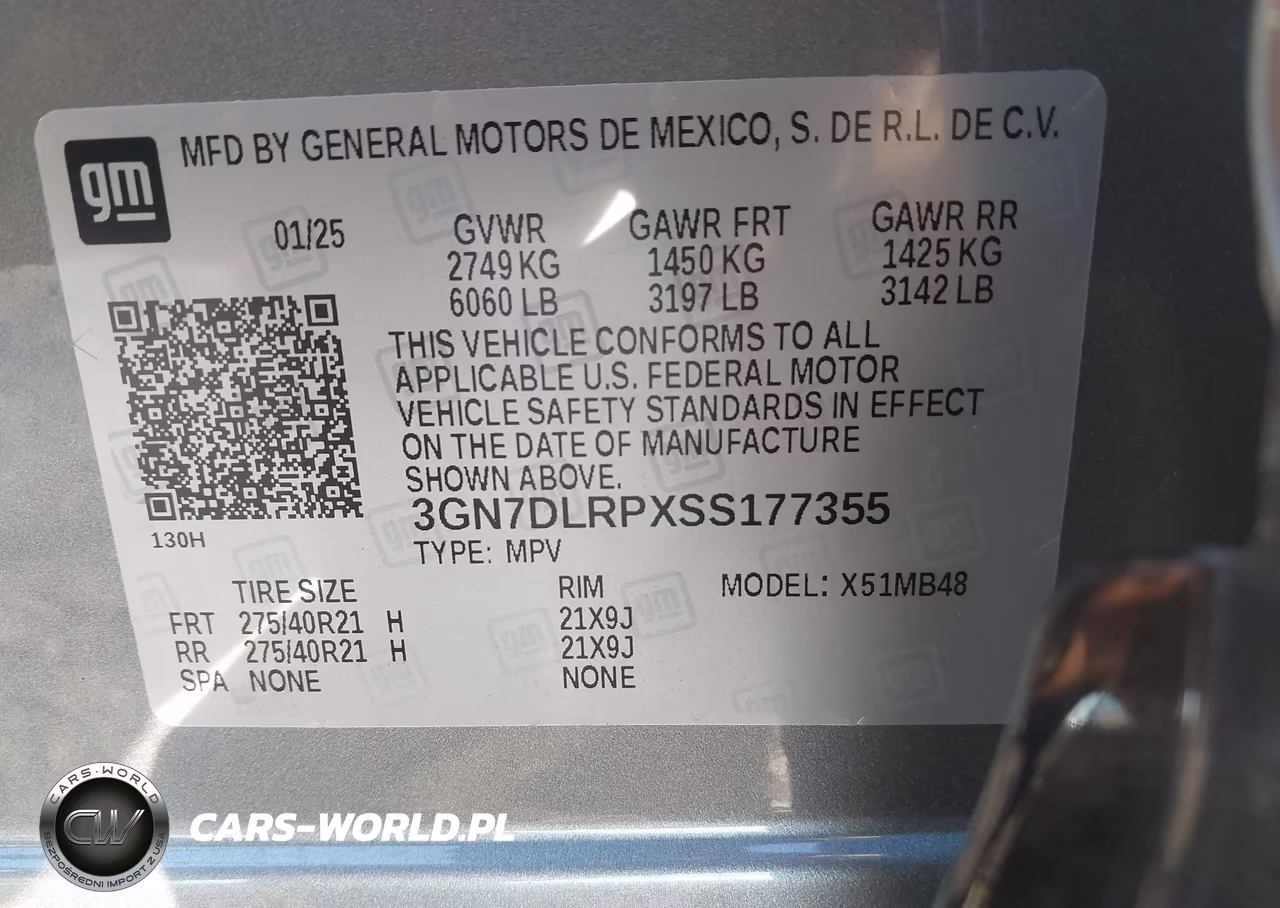 2025 Chevrolet Equinox Ev Lt VIN:3GN7DLRPXSS177355 - 9