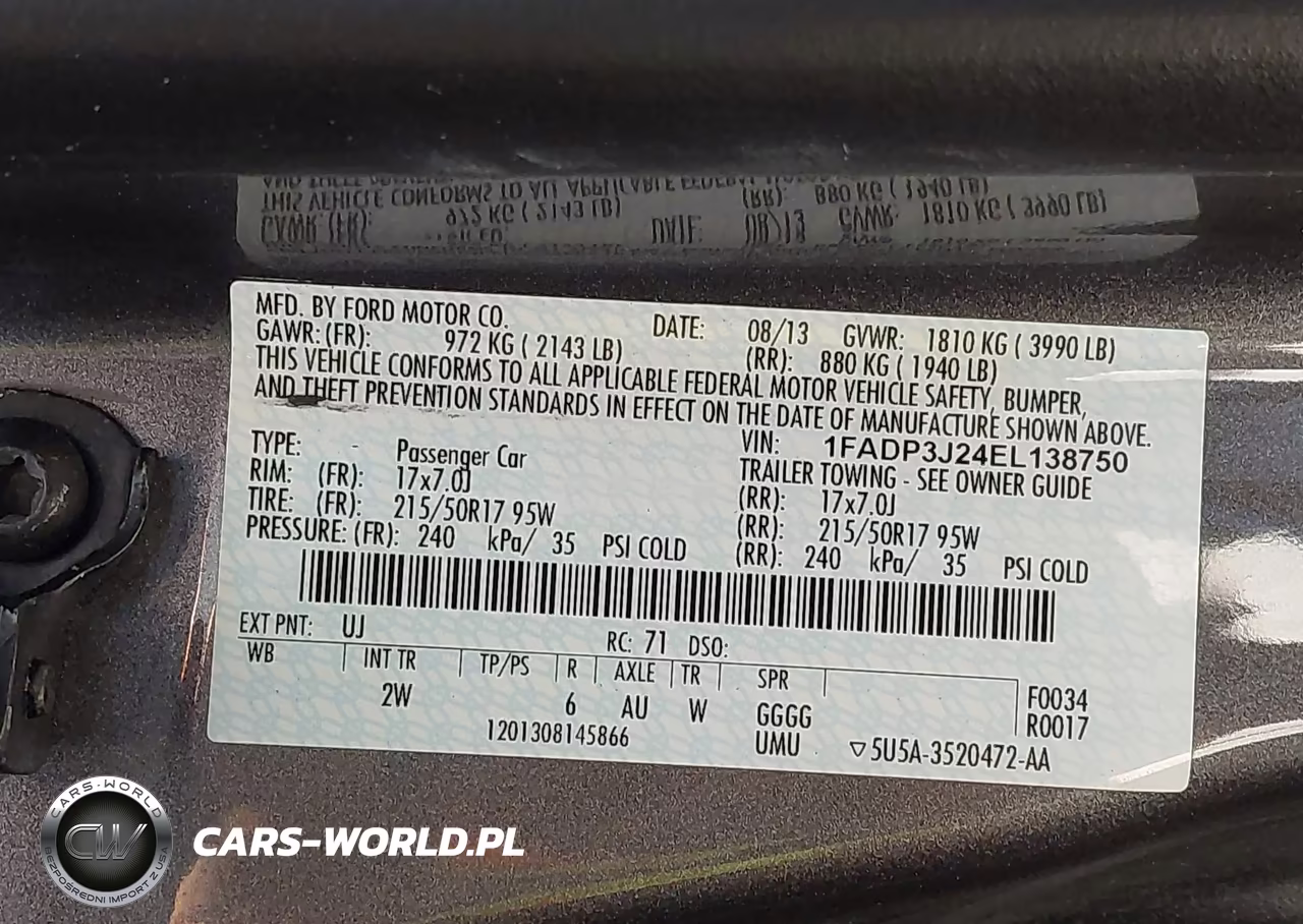 2014 Ford Focus Titanium VIN:1FADP3J24EL138750 - 9