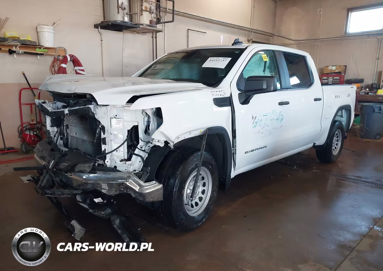 2023 GMC Sierra 1500 4Wd Short Box Pro VIN:1GTUUAEDXPZ106453 - 2