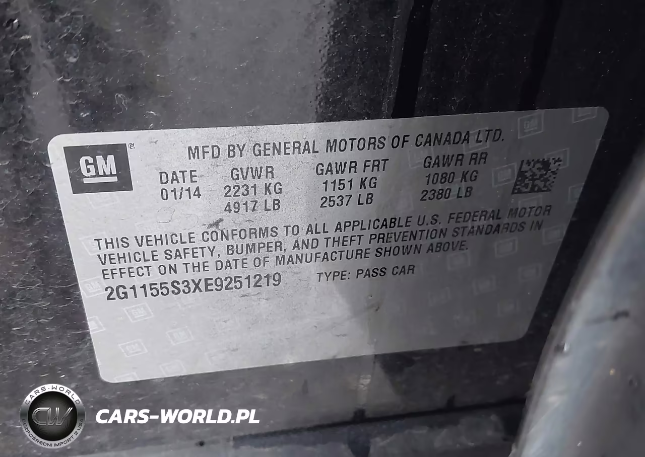 2014 Chevrolet Impala 2Lz VIN:2G1155S3XE9251219 - 9