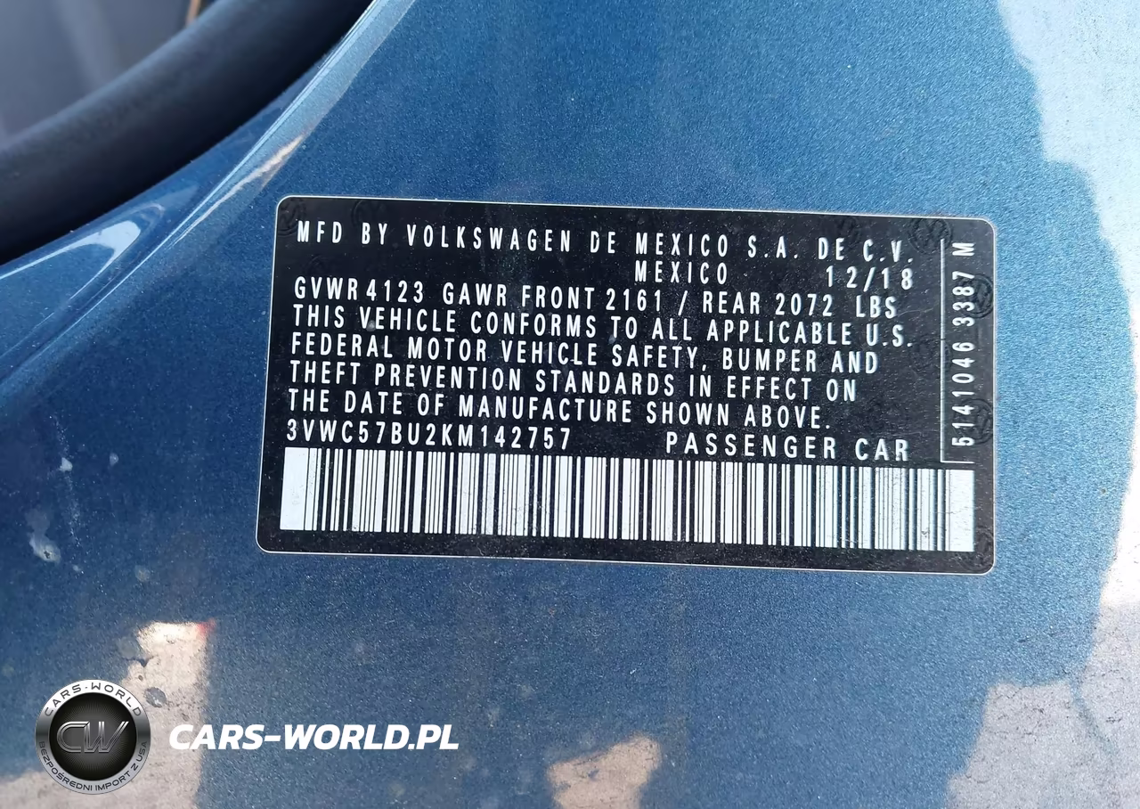 2019 Volkswagen Jetta 1.4T R-Line-1.4T S-1.4T Se VIN:3VWC57BU2KM142757 - 9