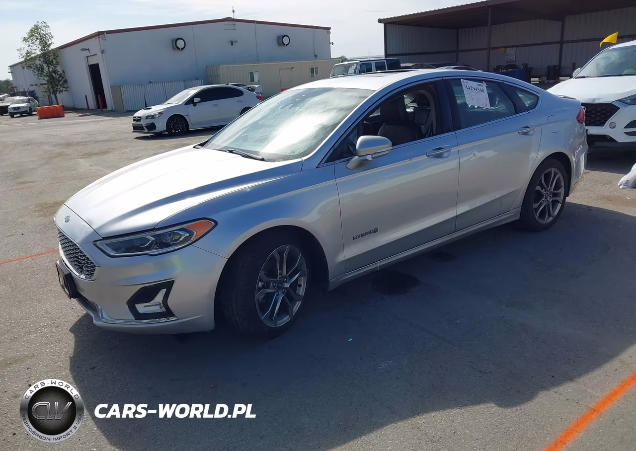 2019 Ford Fusion Hybrid Titanium VIN:3FA6P0RU8KR185449 - 2