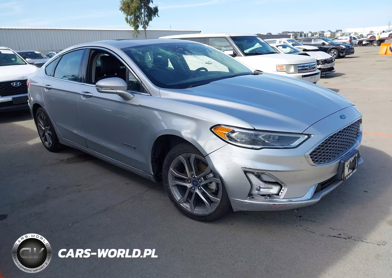 2019 Ford Fusion Hybrid Titanium VIN:3FA6P0RU8KR185449 - 6